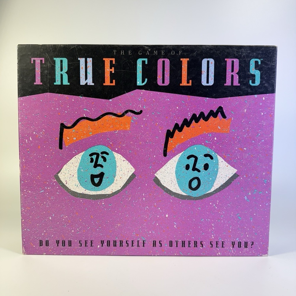 The Game‎ of True Colors Vintage 1990 Milton Bradley